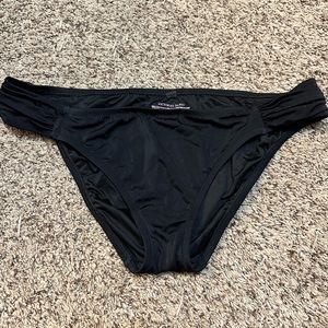 NWOT Victorias Secret black bikini bottom in size XL